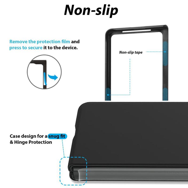 Whitestone Dome Contrast Slim Case (Samsung Galaxy Z Fold 4) matte black