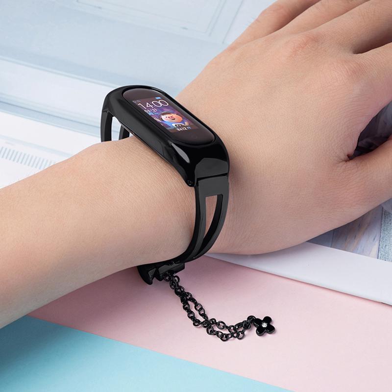 Μetal Elegant Bracelet (Xiaomi Mi Band 6 / 5 / 4 / 3) black