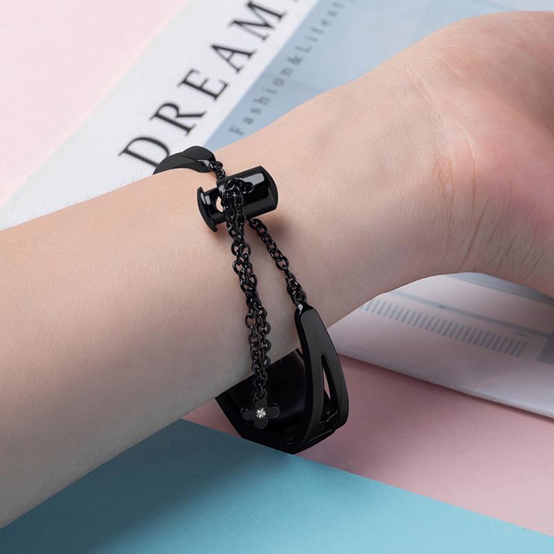 Μetal Elegant Bracelet (Xiaomi Mi Band 6 / 5 / 4 / 3) black