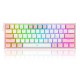 Redragon μηχανικό πληκτρολόγιο 60% K617 Fizz RGB (white/pink)