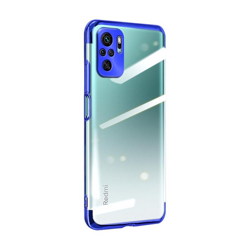 Clear Electroplating Case Back Cover (Xiaomi Poco F3 / Mi 11i) blue