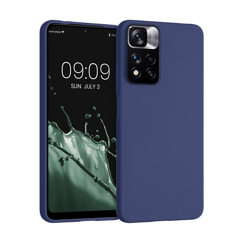 Soft Matt Case Back Cover (Xiaomi Redmi Note 11 Pro Plus) dark-blue