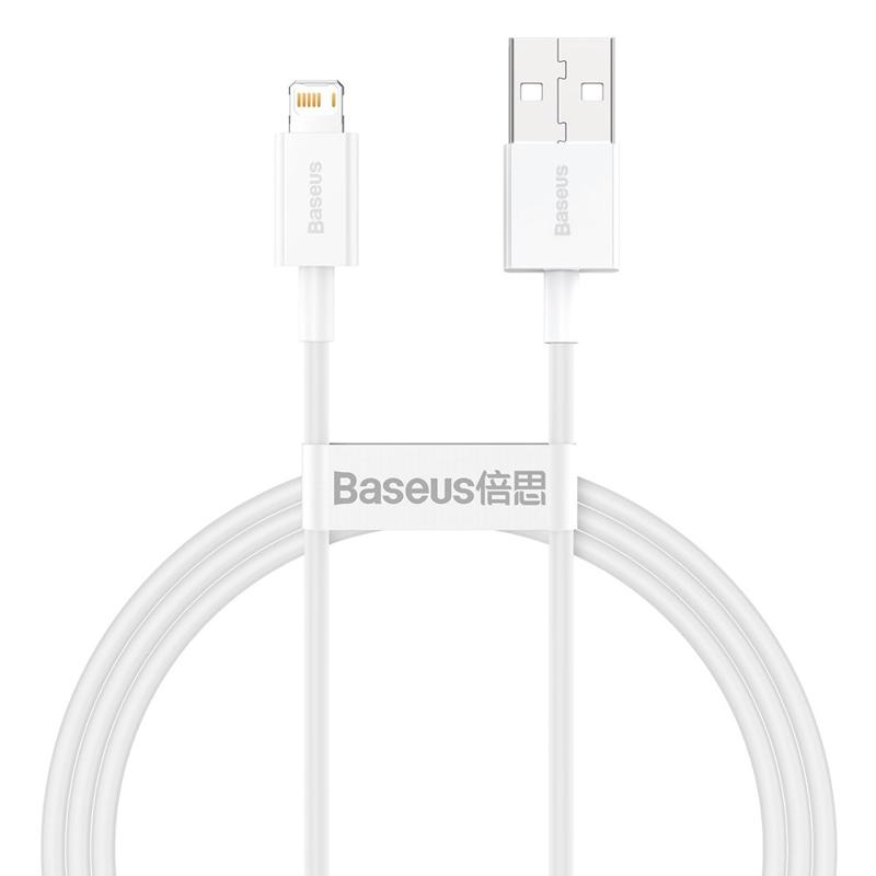 Baseus Superior Lightning Cable 2,4A 1m (CALYS-A02) white