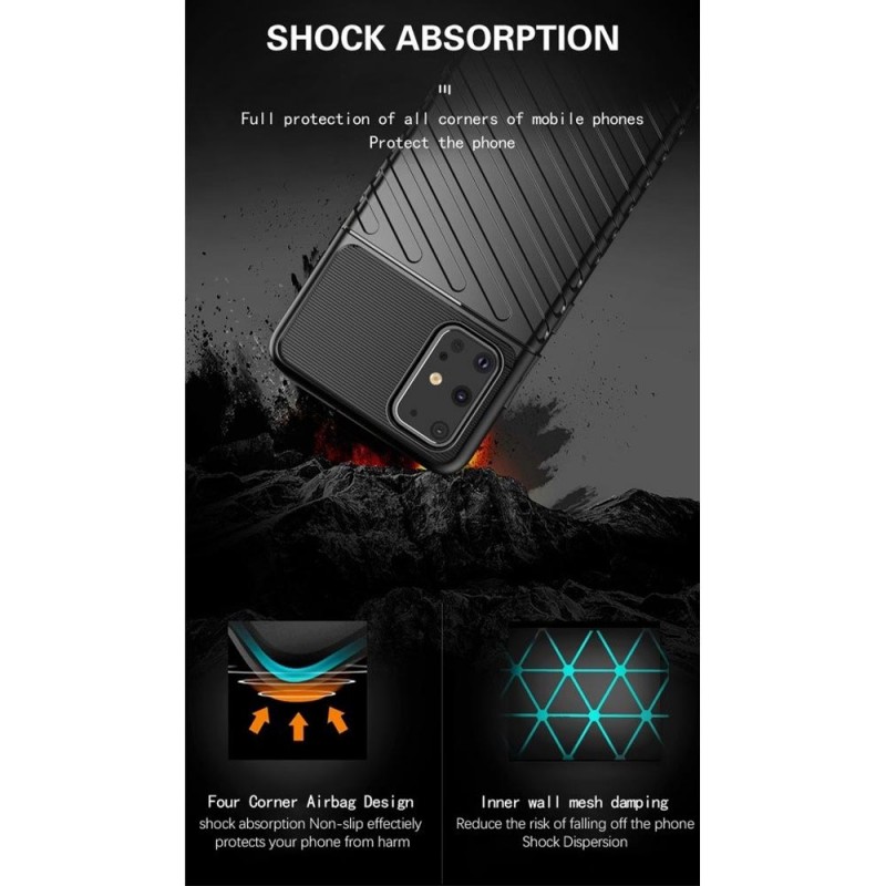 Anti-shock Thunder Case Rugged Cover (Samsung Galaxy S20 Ultra) black