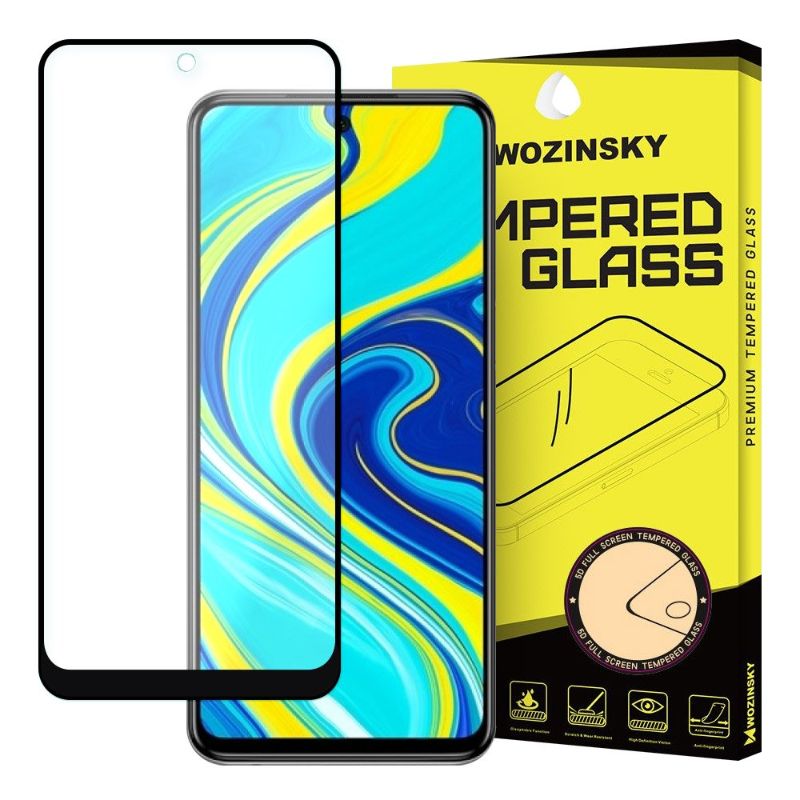 Wozinsky Tempered Glass Full Glue And Coveraged (Xiaomi Redmi Note 9S / 9 Pro / Poco X3) black