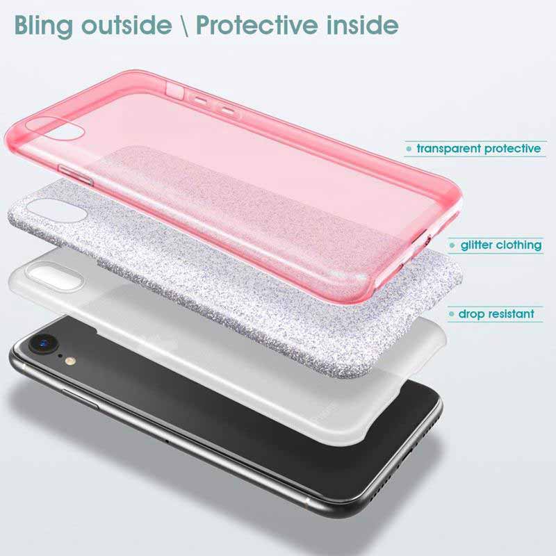 Glitter Shine Case Back Cover (Xiaomi Redmi Note 10 Pro) pink