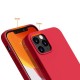 Silicone Soft Case Back Cover (iPhone 12 / 12 Pro) red