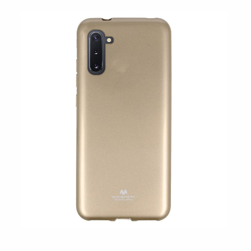 Goospery Jelly Case Back Cover (Samsung Galaxy Note 10) gold
