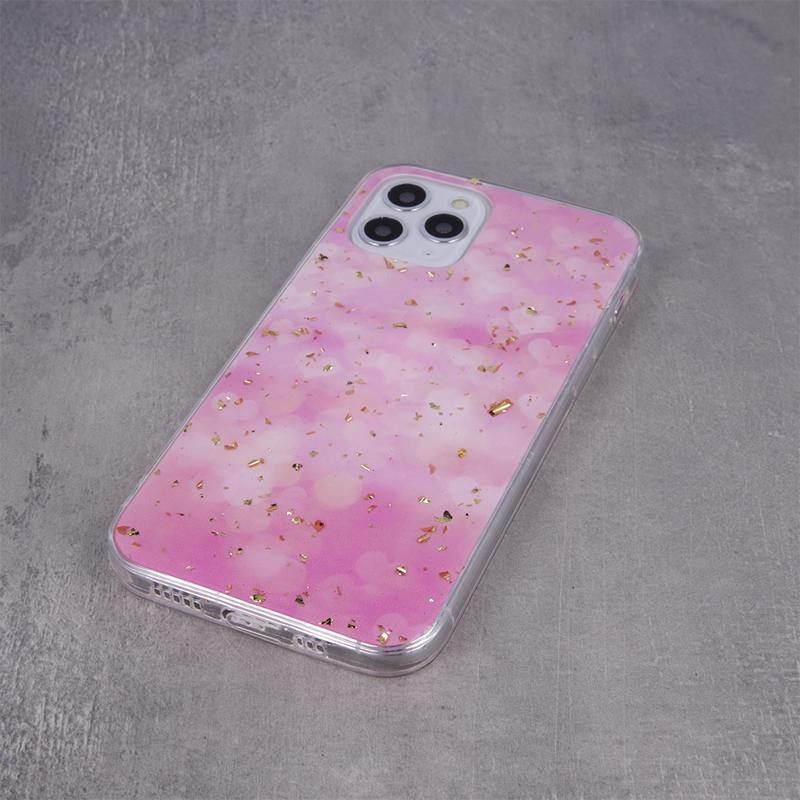 Gold Glam Back Cover Case (Xiaomi Redmi 9A / AT) pink