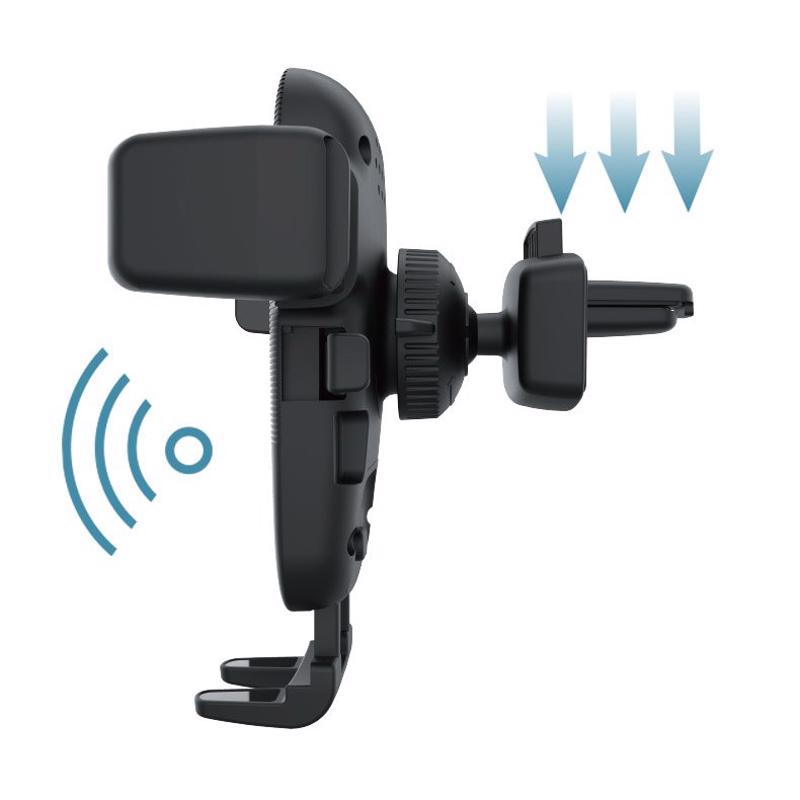 WK Design Aσύρματος Φορτιστής Car Mount για Αεραγωγό 10W black (WP-U47)