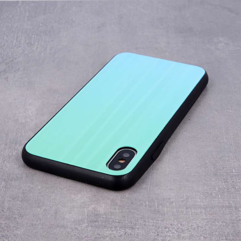 Aurora Glass Case Back Cover (Samsung Galaxy A21s) neo mint