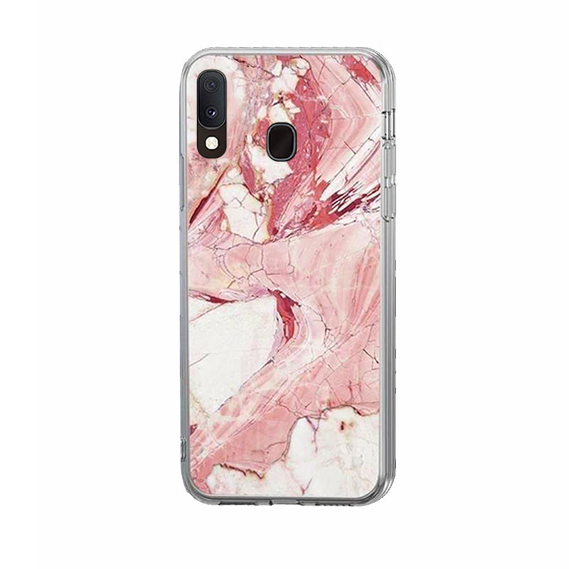 Wozinsky Marble Case Back Cover (Samsung Galaxy A40) pink