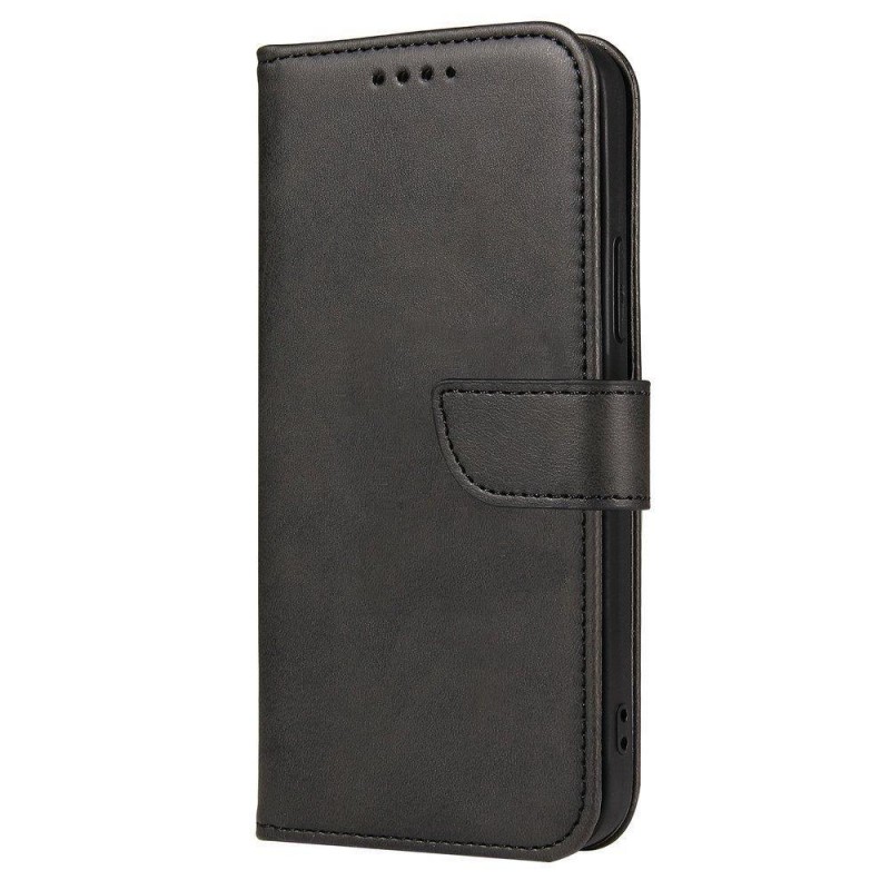 Elegance Magnet Leather Book Cover (Realme X50) black