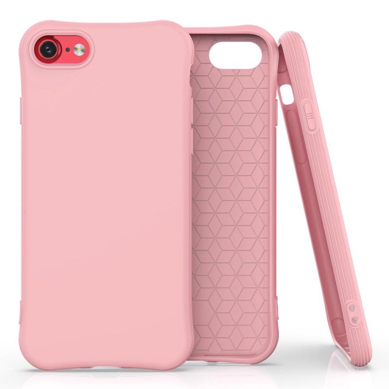 Silicone Armor Soft Case Back Cover (iPhone SE 2 / 8 / 7) pink