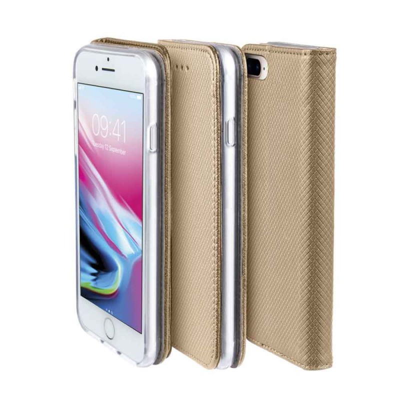 Smart Magnet Book Cover (iPhone SE 2 / 8 / 7) gold