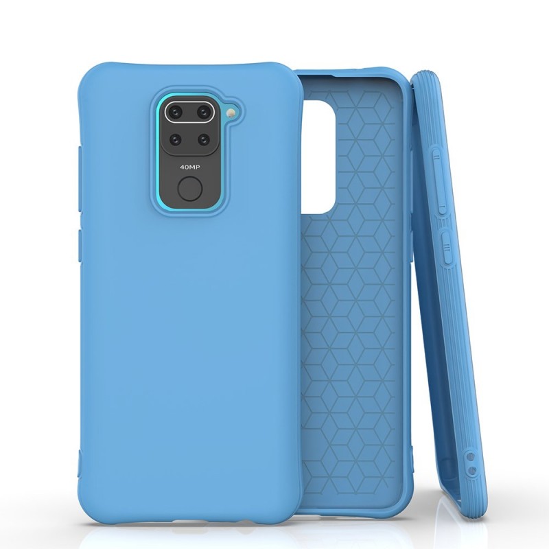 Silicone Armor Soft Case Back Cover (Xiaomi Redmi Note 9) blue