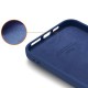 Silicone Soft Case Back Cover (iPhone 12 / 12 Pro) blue