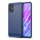 Carbon Case Back Cover (Samsung Galaxy A41) blue