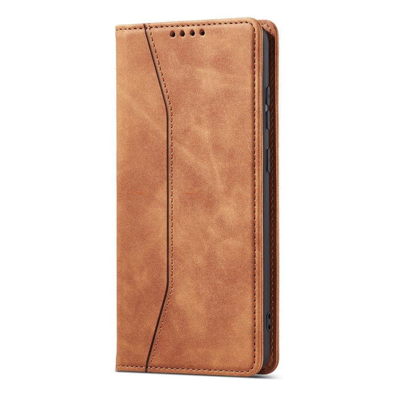 Magnet Fancy Wallet Case (Samsung Galaxy S22) brown