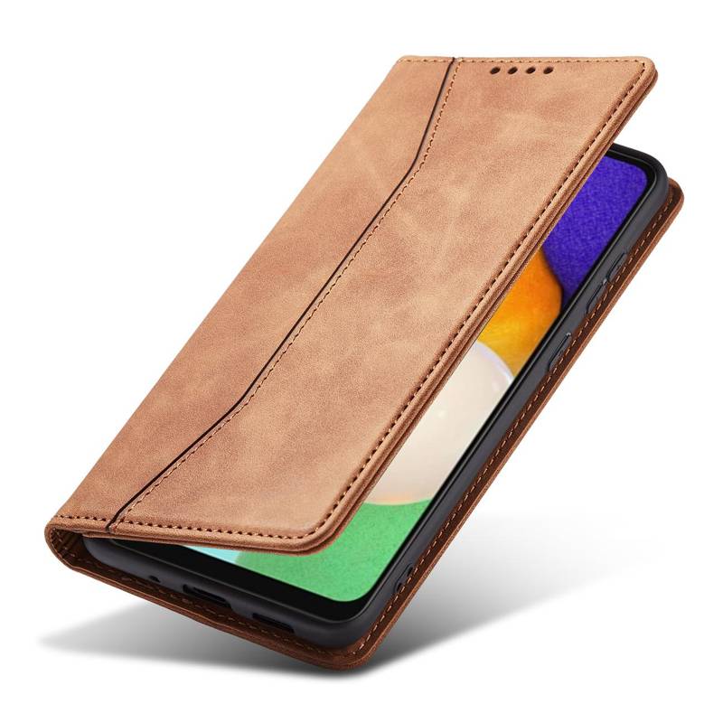 Magnet Fancy Wallet Case (Samsung Galaxy S22) brown