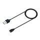 Charging & Sync USB-A Cable 1m (Garmin Fenix 7/6/6X/6S/5/5X/5S/5 Plus/Vivoactive 3) black