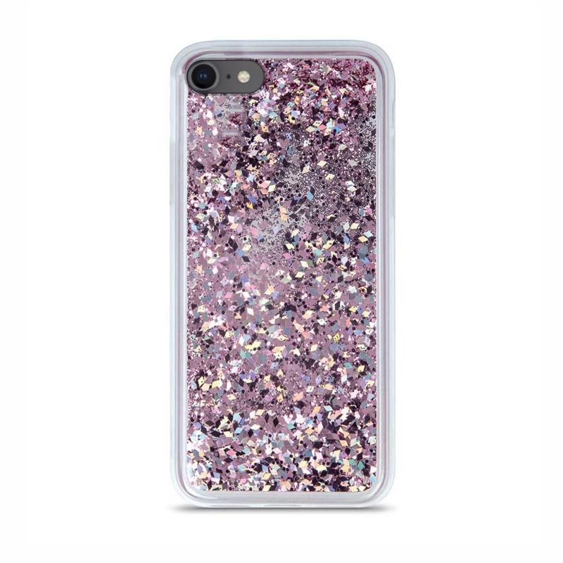 Liquid Crystal Glitter Armor Back Cover (iPhone 6 / 6s) purple