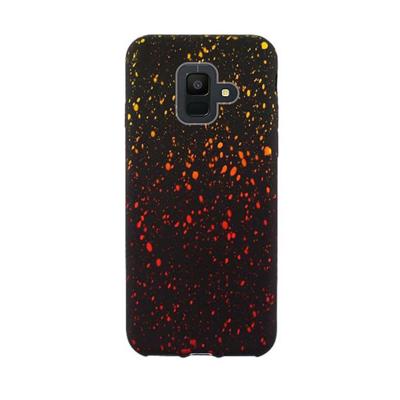 Splash Space Back Case Cover (Samsung Galaxy A6 Plus 2018) yellow-orange