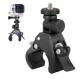 Βάση Στήριξης με Σφιγκτήρα 360 GoPro - Action camera για Τιμόνι - Φακό (black)