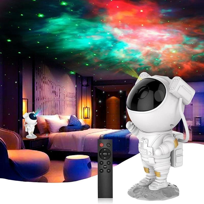 Mooyran Astronaut Παιδικό φωτιστικό Projector Stars Led + Remote Control (white) *Amazon Choice