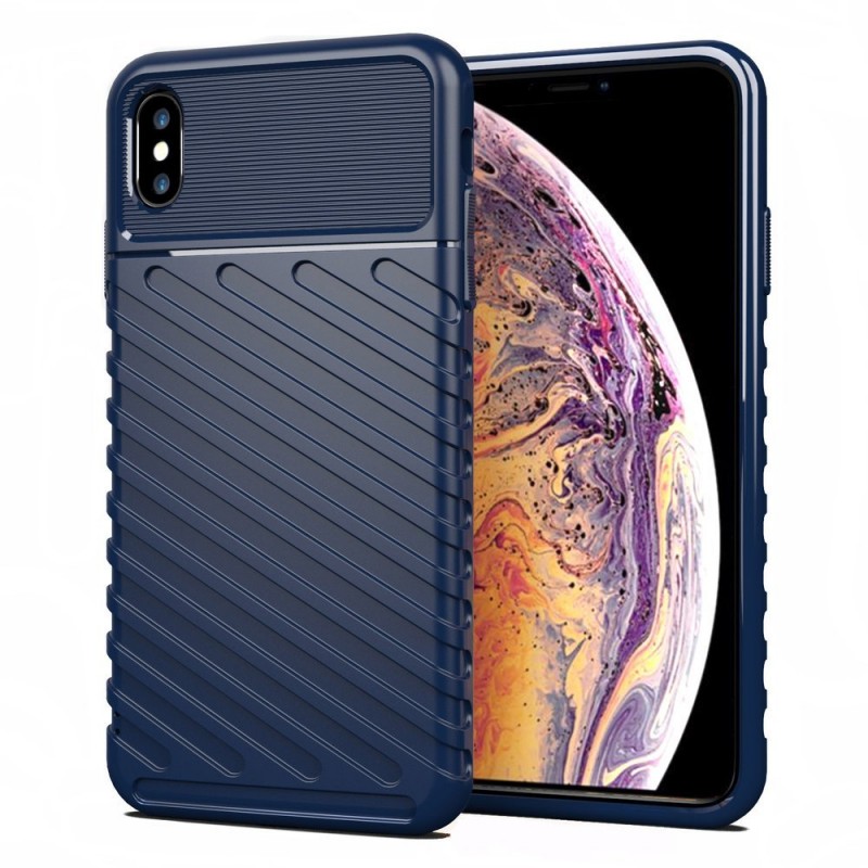Anti-shock Thunder Case Rugged Cover (iPhone XS Max) blue