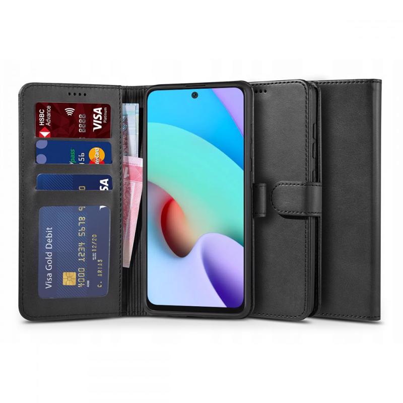 Tech-Protect Wallet Stand Book Case (Xiaomi Redmi 10) black