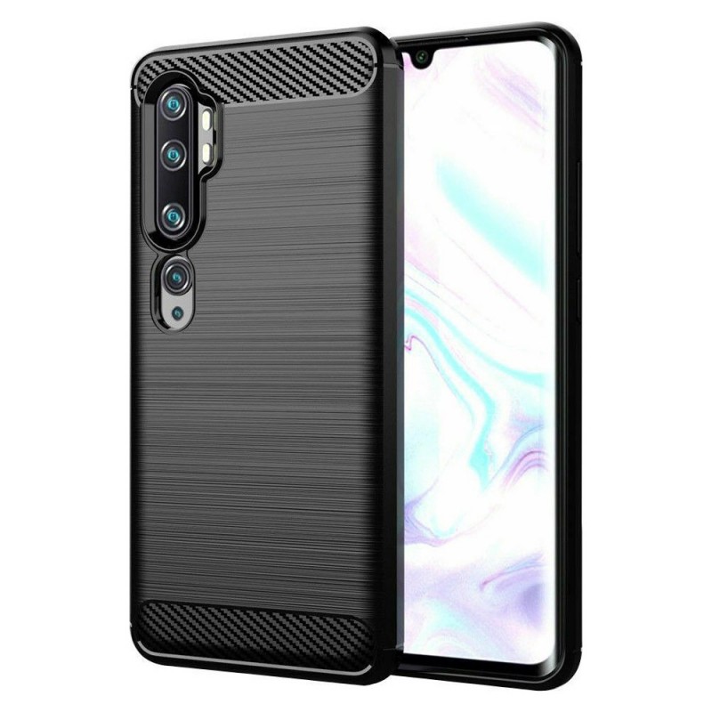 Carbon Case Back Cover (Xiaomi Mi Note 10 / 10 Pro) black