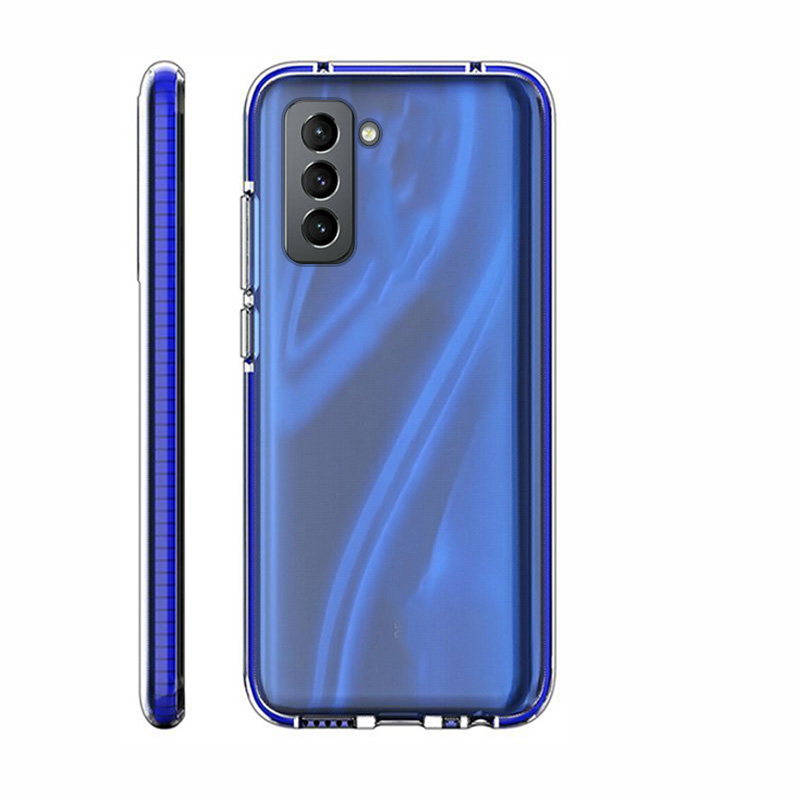Spring Gel Case Back Cover (Samsung Galaxy S21 FE) blue
