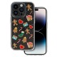 Christmas Back Cover Case (iPhone 14 Pro Max) D2 clear gingerbread cookies