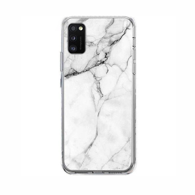 Wozinsky Marble Case Back Cover (Samsung Galaxy A41) white