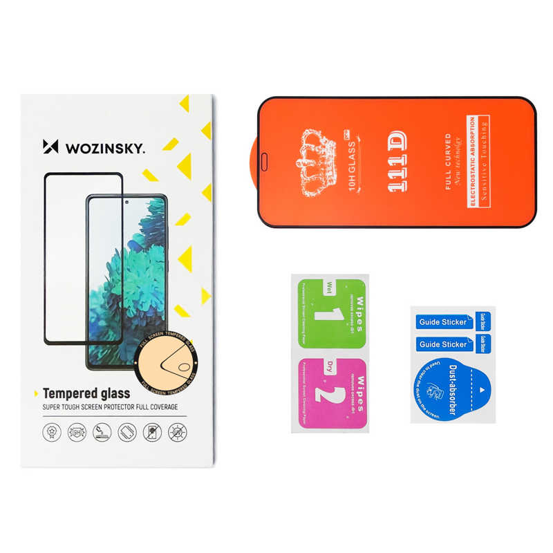 Wozinsky Tempered Glass 5D Full Glue And Coveraged (Samsung Galaxy S23 Plus) black