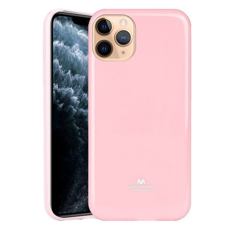 Goospery Jelly Case Back Cover (iPhone 11 Pro Max) light pink