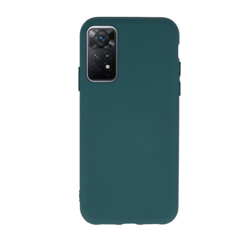 Soft Matt Case Back Cover (Xiaomi Redmi Note 11 Pro 5G / 4G) green