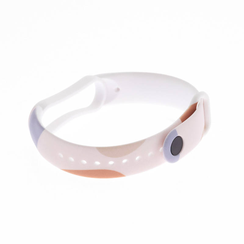 Silicone Band Moro Λουράκι Σιλικόνης (Xiaomi Mi Band 5 / 6) camo-purple-grey (16)