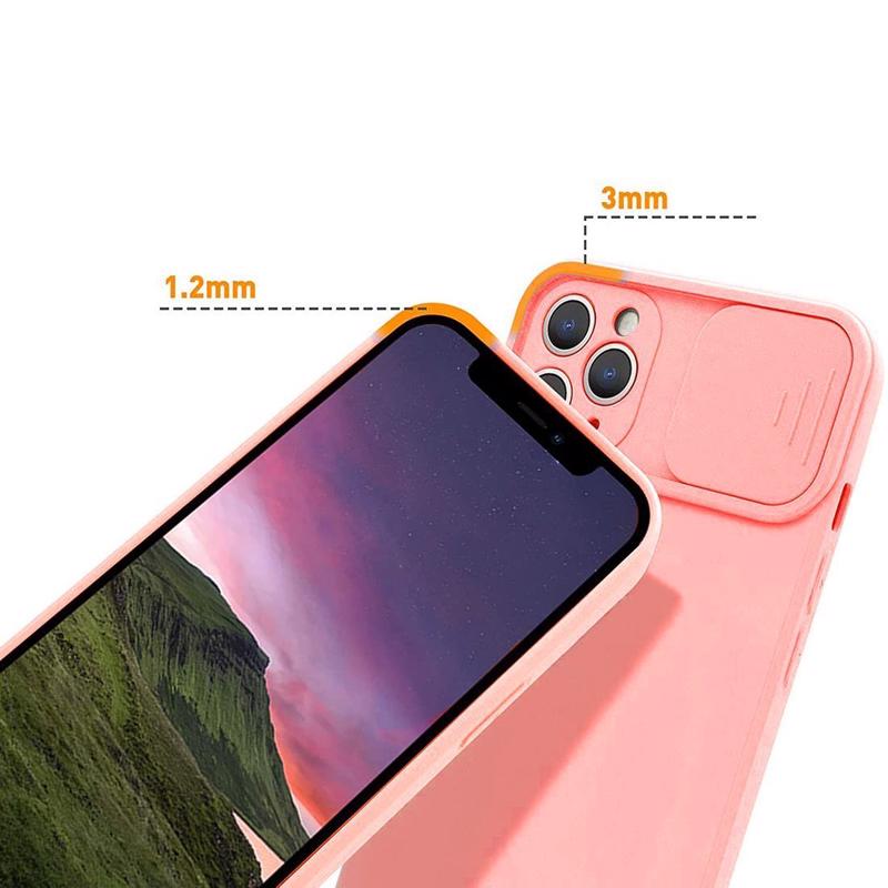 Nexeri Cam Slider Case Back Cover (iPhone 12 Pro) orange