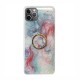 Marble Ring Case Back Cover (iPhone 12 Mini) turquoise