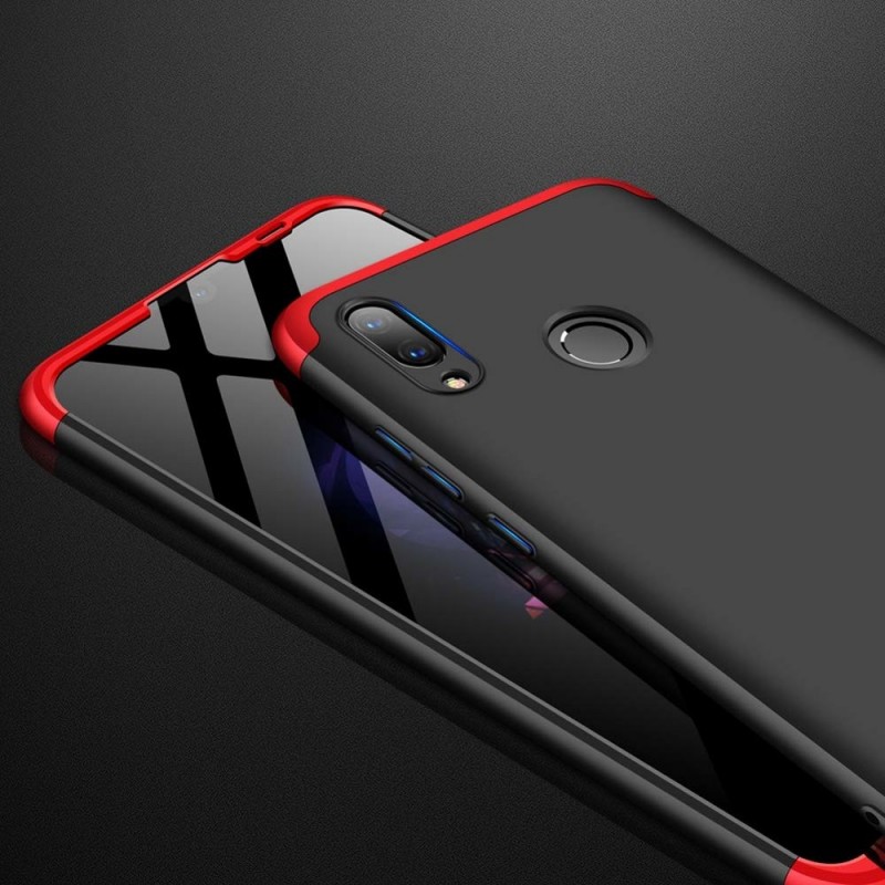 GKK 360 Full Body Cover (Huawei P Smart 2019) black-red