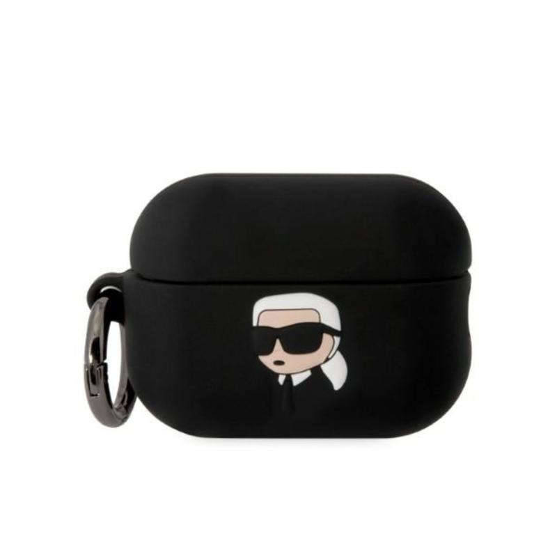 Karl Lagerfeld® 3D NFT Karl Silicone Case (Apple Airpods Pro 2) black