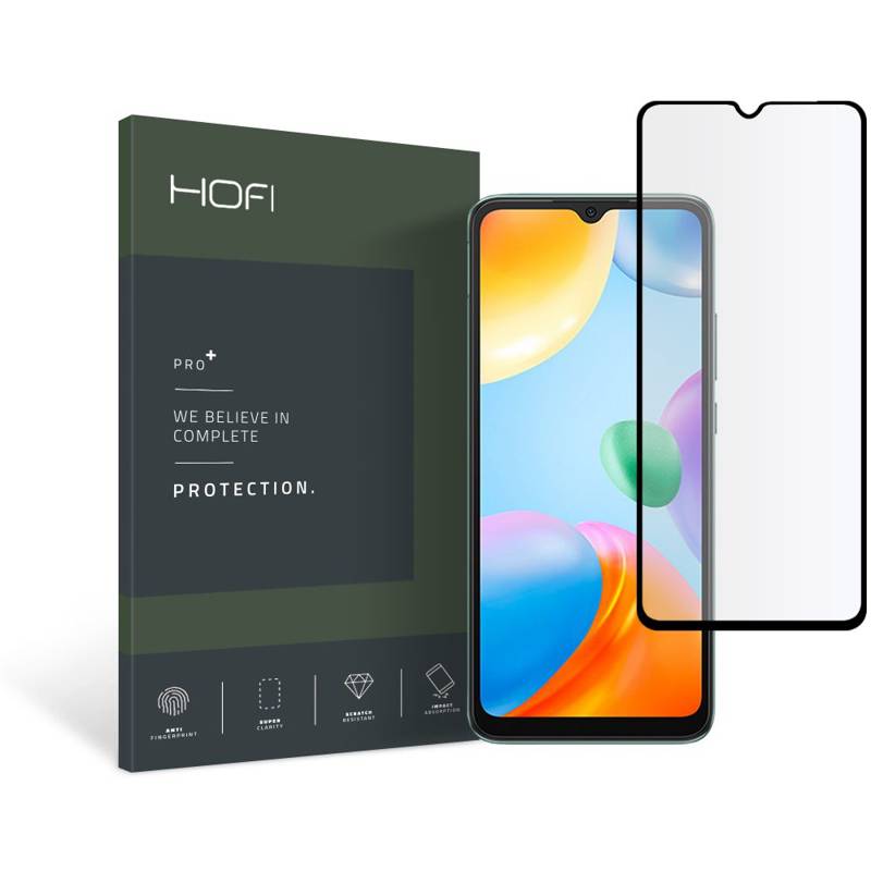 Hofi Tempered Glass Full Glue And Coveraged (Xiaomi Redmi 10C) black