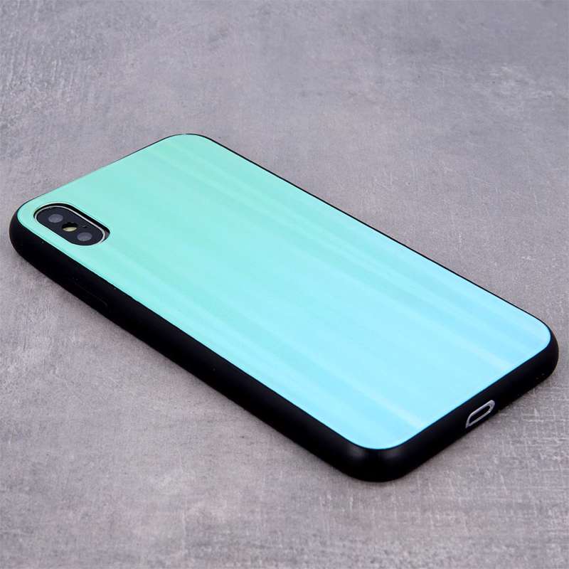 Aurora Glass Case Back Cover (Samsung Galaxy A42 5G) neo mint