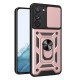 Slide Camera Armor Back Cover Case (Samsung Galaxy S23) pink