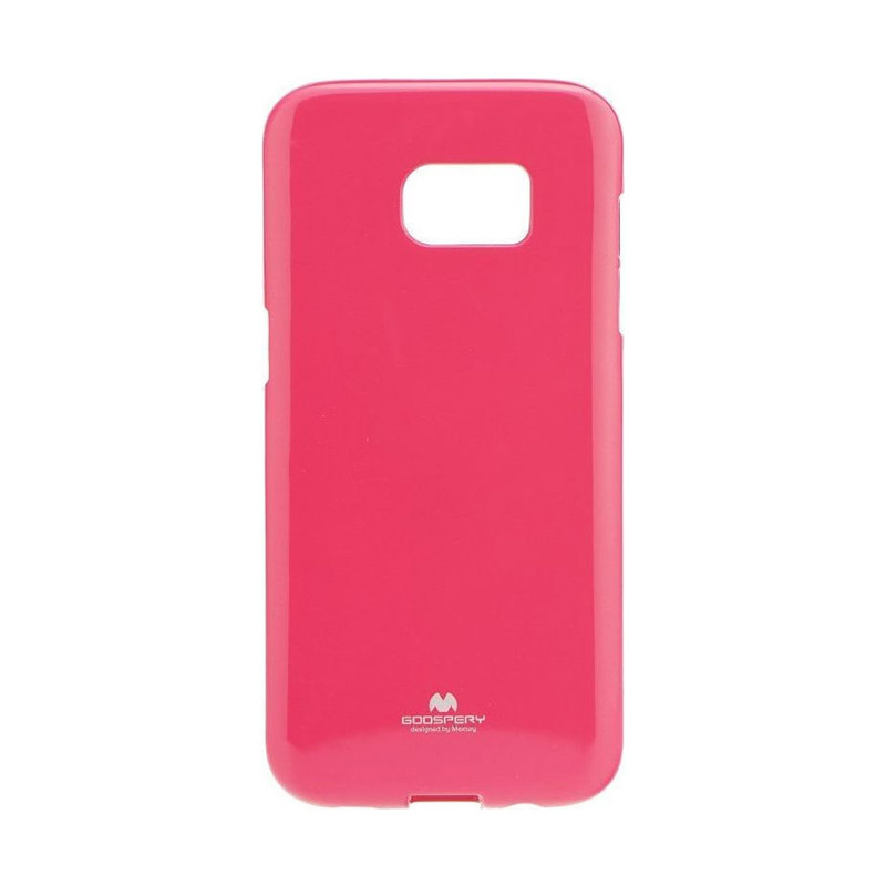 Goospery Jelly Case Back Cover (Samsung Galaxy S7) hot-pink