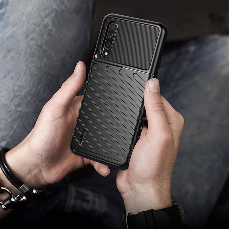 Anti-shock Thunder Case Rugged Cover (Motorola Moto G51 5G) black