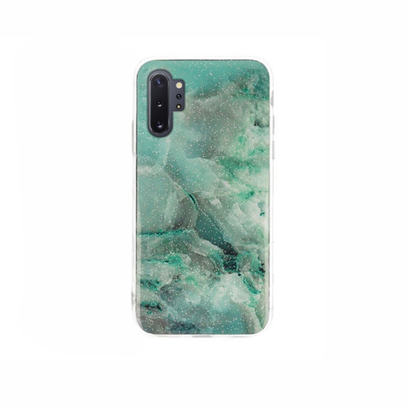 Vennus Marble Stone Case Design 6 (Samsung Galaxy Note 10 Plus) turquoise