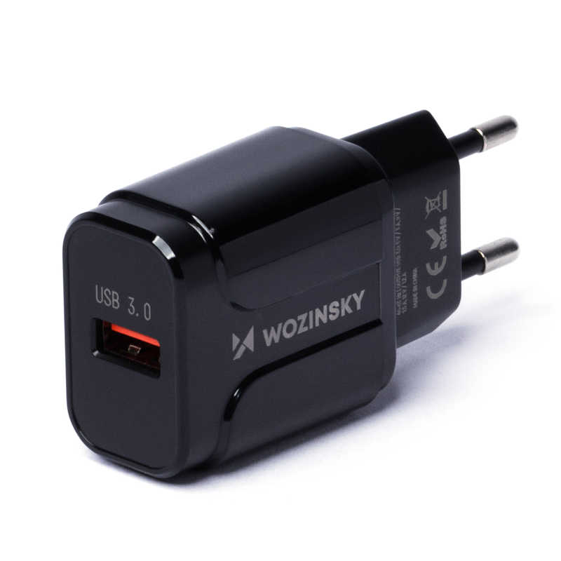 Wozinsky Wall Charger USB 3.0 (WWC-B02) black